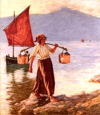 Fetching Water from Lake Garda