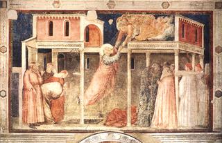 Scenes from the Life of St John the Evangelist: 3. Ascension of the Evangelist (Peruzzi Chapel, Santa Croce, Florence)