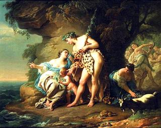 Bacchus Consoling Ariadne Abandonned by Theseus