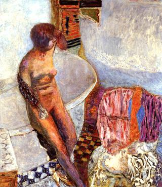 Nude by the Bathtub