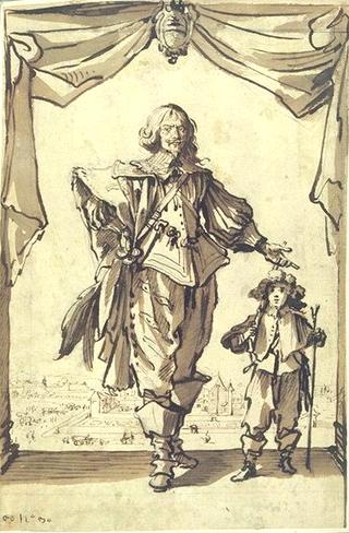 Portrait of Claude Deruet accompanied by his son Henri-Nicolas