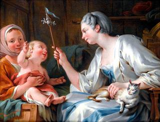 The Child of a Savoyard being Entertained by a Pinwheel