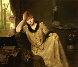 Portrait of a Woman in an Elegant Interior
