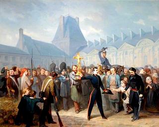 卢浮宫宫廷1848年巴黎革命事件