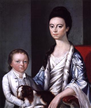 克里斯蒂安·斯泰尔·班尼斯特和她的儿子约翰