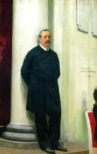 作曲家兼化学家亚历山德·波菲里耶维奇·博罗丁肖像