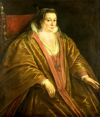 一个女人的肖像，可能是莫罗西娜·莫罗西尼，马里诺·格里马尼的妻子，威尼斯的总督