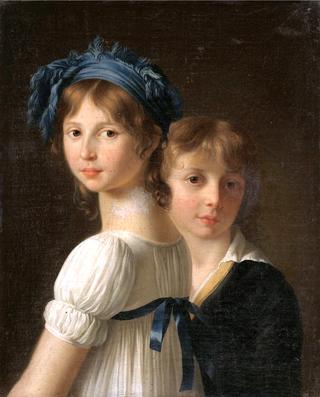 Portrait of a Sister and her Younger Brother