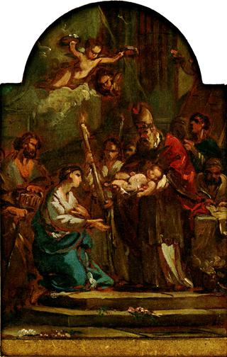 Study for Presentation of Jesus at the Temple