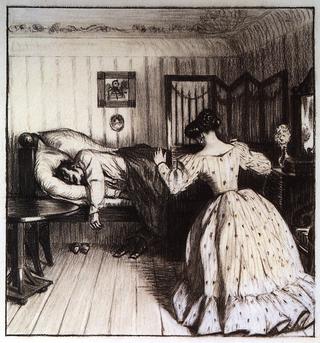 Woman Waking Her Husband