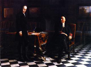 Peter the Great Interrogating Prince Aleksei Petrovich in Peterhof
