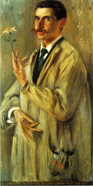 画家奥托埃克曼肖像