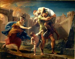 Aeneas Fleeing from Troy