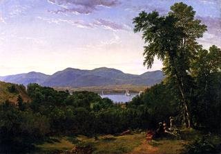 Beacon Hills on the Hudson River, Opposite Newburgh - Painted on the Spot