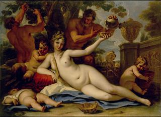 Bacchante and Satyrs