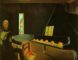 部分幻觉：钢琴上列宁的六个幻影