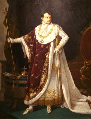 穿着加冕礼服装的拿破仑一世