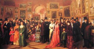 The Private View of the Royal Academy, 1881