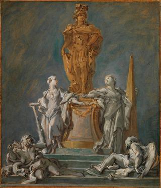 Study for a Monument to a Princely Figure