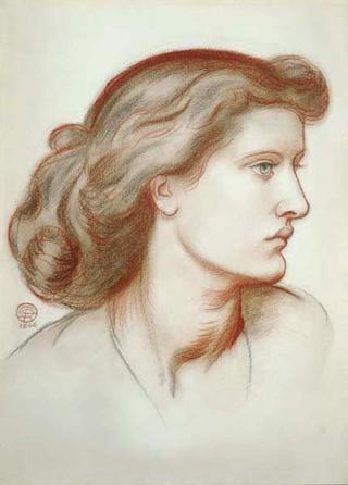 Portrait of Alexa Wilding, Profile to the Right
