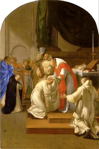 Life of Saint Bruno, Saint Bruno Giving the Habit to Several Novices