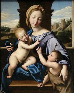 Virgin and Child with Saint John the Baptist (after Raphael)