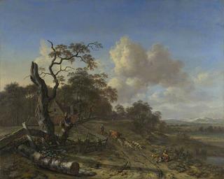 Landscape with a Dead Tree and Figure