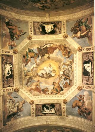 Villa Barbaro - Ceiling of the Olynoys room