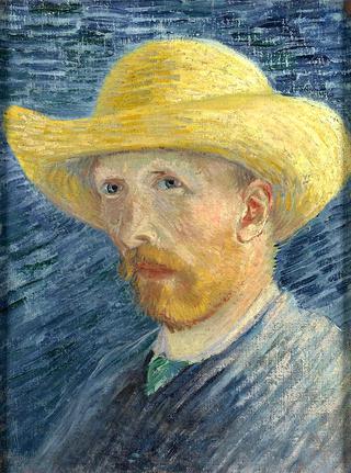 Self Portrait with Straw Hat