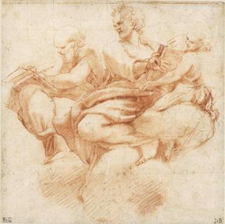 Study for Saints Matthew and Jerome