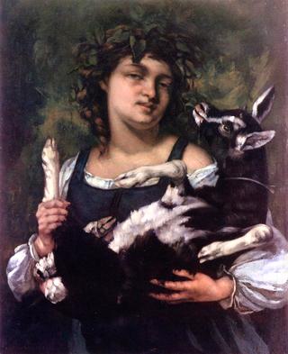 The Village Girl with a Goatling