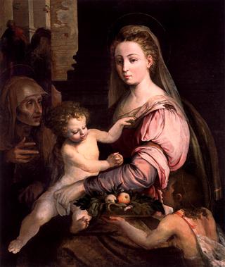 圣母子和圣安妮和幼时圣约翰