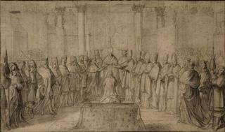 The Sacre of Louis XIV in Rheims in 1654