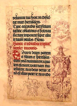 Drawings in the Prayerbook of Maximilian I