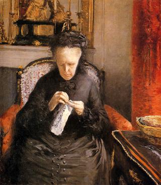 Portrait of Mme. Martial Caillebotte (The Artist's Mother)
