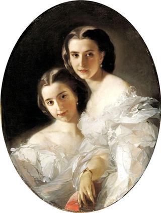 奥尔加和瓦瓦拉·阿拉波夫的肖像