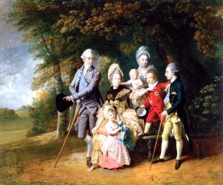 夏洛特女王和她的家人
