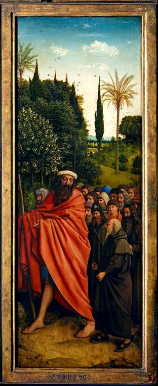 The Ghent Altarpiece: The Pilgrims