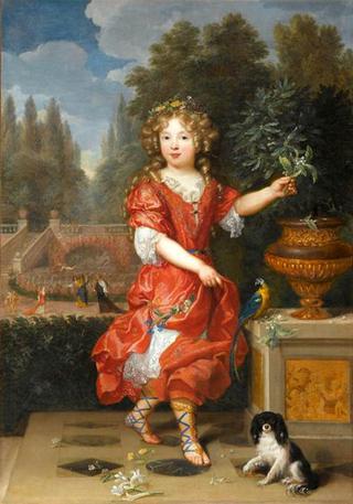 Mademoiselle de Blois, Marie-Anne de Bourbon, daughter of Louis XIV and Louise de La Vallière
