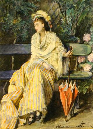 Young Lady with an Umbrella