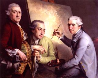 Agostino Carlini, Francesco Bartolozzi, Giovanni Battista Cipriani