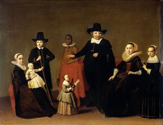 Family Group with Black Servant