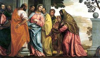 基督遇见西庇太的儿子和母亲