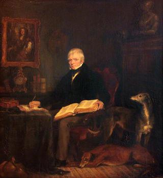 Sir Walter Scott in His Study