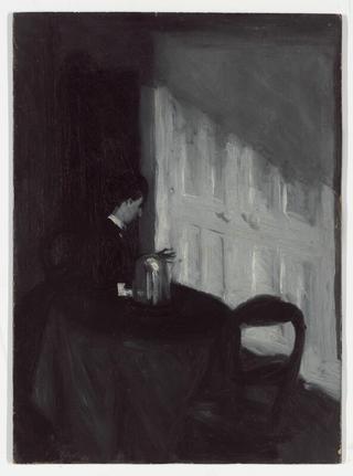 Woman Seated at Table