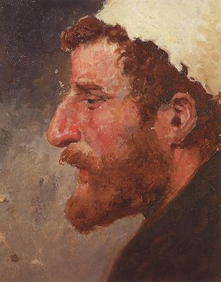 Head of a Red-Haired Man in Profile