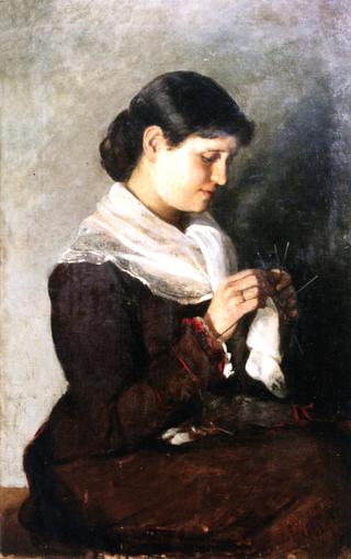 维拉·列宾肖像