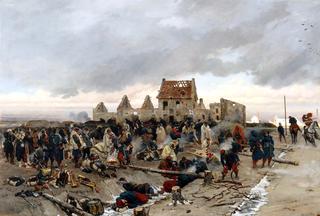 Bivouac after the Battle of Le Bourget, December 21, 1870