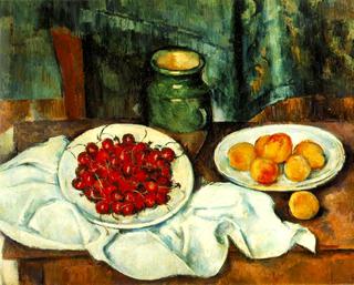 Still Life With Cherries And Peaches
