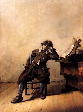 Young Scholar in His Study:  Melancholy